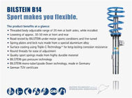 Bilstein BIL47-228214 Bilstein B14 (PSS) 11-15 Nissan Juke Front & Rear Performance Suspension Kit