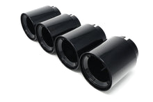 Load image into Gallery viewer, BMS Straight Cut Billet Exhaust Tips for F8x BMW M3/M4/M2C (set of 4) Tips Burger Motorsports, Inc. Gloss Black
