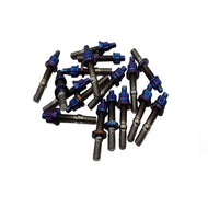 BLOX Racing Xtreme Burnt Titanium Studs M8x1.25x65mm 8 Piece Set | BXFL-00309-8-TI-B