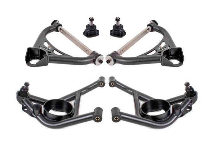 BMR Suspension BMRAAK321H BMR 70-81 GM F-Body / 75-79 GM X-Body Non-Adjustable A-Arm Kit - Black Hammertone