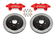 BMR Suspension BMRDBK551 BMR 97-04 Chevrolet Corvette C5 / 05-13 C6 Brake Kit For 15in Conversion Solid Rotors Red Calipers