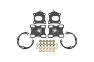BMR Suspension BMRWAK752H BMR Suspension 11-14 Ford Mustang Caster/Camber Plates - Black Hammertone