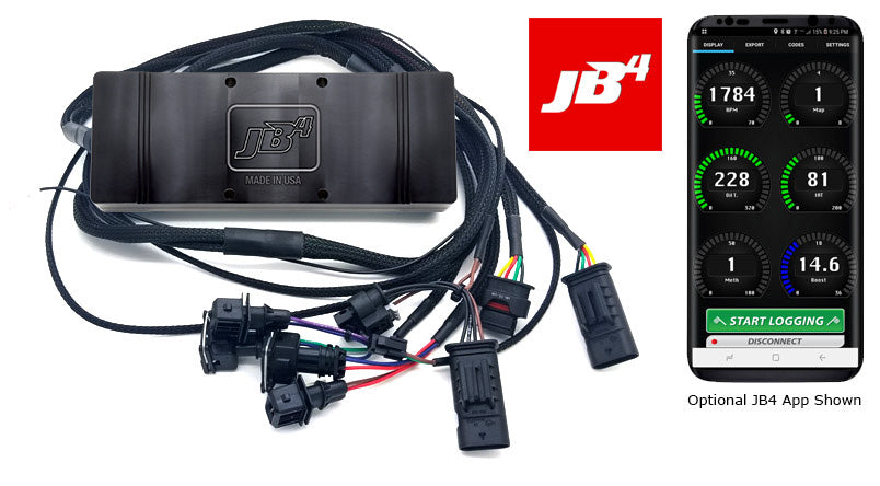 Burger Motorsports JB4 tuner for BMW M5 with wiring harness and optional JB4 app interface