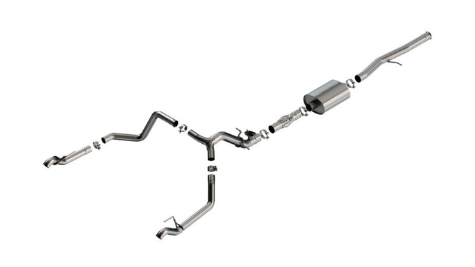 Borla BOR140996 Borla 2024 Chevy Silverado 1500 6.2L V8 ATAK Catback Exhaust (Use Fact Fascia Tips)