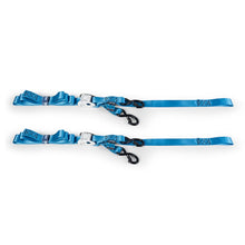 Load image into Gallery viewer, Borne Off-Road Cargo Tie-Downs Borne Off-Road Cam Buckle Tie-Down Kit (2-Pack) Blue
