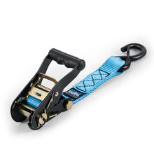 Load image into Gallery viewer, Borne Off-Road Cargo Tie-Downs Borne Off-Road Heavy-Duty Ratchet Tie-Down Kit (2-Pack) - Blue
