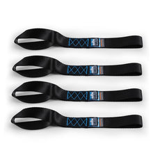 Load image into Gallery viewer, Borne Off-Road Cargo Tie-Downs Borne Off-Road Heavy-Duty Ratchet Tie-Down Kit (4-Pack) - Black
