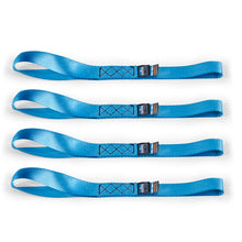 Load image into Gallery viewer, Borne Off-Road Cargo Tie-Downs Borne Off-Road Heavy-Duty Ratchet Tie-Down Kit (4-Pack) - Blue
