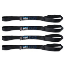 Load image into Gallery viewer, Borne Off-Road Cargo Tie-Downs Borne Off-Road Medium-Duty Ratchet Tie-Down Kit (4-Pack) Black
