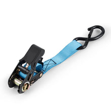Load image into Gallery viewer, Borne Off-Road Cargo Tie-Downs Borne Off-Road Medium-Duty Ratchet Tie-Down Kit (4-Pack) Blue

