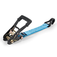 Load image into Gallery viewer, Borne Off-Road Cargo Tie-Downs Borne Off-Road Vehicle Ratchet Tie-Down Kit (4 pack) Blue
