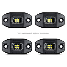 Load image into Gallery viewer, Borne Off-Road Light Bars &amp; Cubes Borne Off-Road Rock Light (Kit of 4) Long Harness
