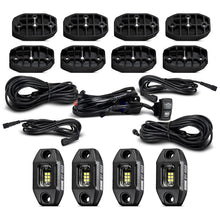 Load image into Gallery viewer, Borne Off-Road Light Bars &amp; Cubes Borne Off-Road Rock Light (Kit of 4) Long Harness
