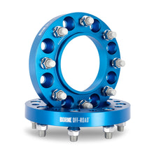 Load image into Gallery viewer, Borne Off-Road BRNBNWS-006-450BL Borne Off-Road Wheel Spacers 8X165.1 121.3 45 M14 Blu
