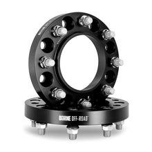 Load image into Gallery viewer, Borne Off-Road Wheel Spacers &amp; Adapters Borne Off-Road Wheel Spacers 8X165.1 121.3 25 M14 Blk

