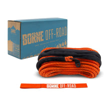 Load image into Gallery viewer, Borne Off-Road Winch Accessories Borne Off-Road Synthetic Rope - 3/8in x 85ft - Orange
