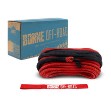 Load image into Gallery viewer, Borne Off-Road Winch Accessories Borne Off-Road Synthetic Rope - 3/8in x 85ft - Red
