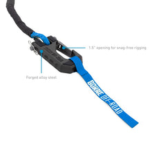 Load image into Gallery viewer, Borne Off-Road Winch Accessories Borne Off-Road Winch Hook - 3/8in Rope - Hand Strap - Blue
