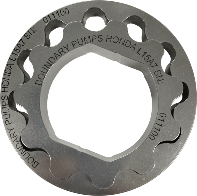 Boundary BOUL15A7-OPG-M Boundary 09-16 Honda L15 A7 Engines High Flow Billet Oil Pump MartenWear Treated Gear