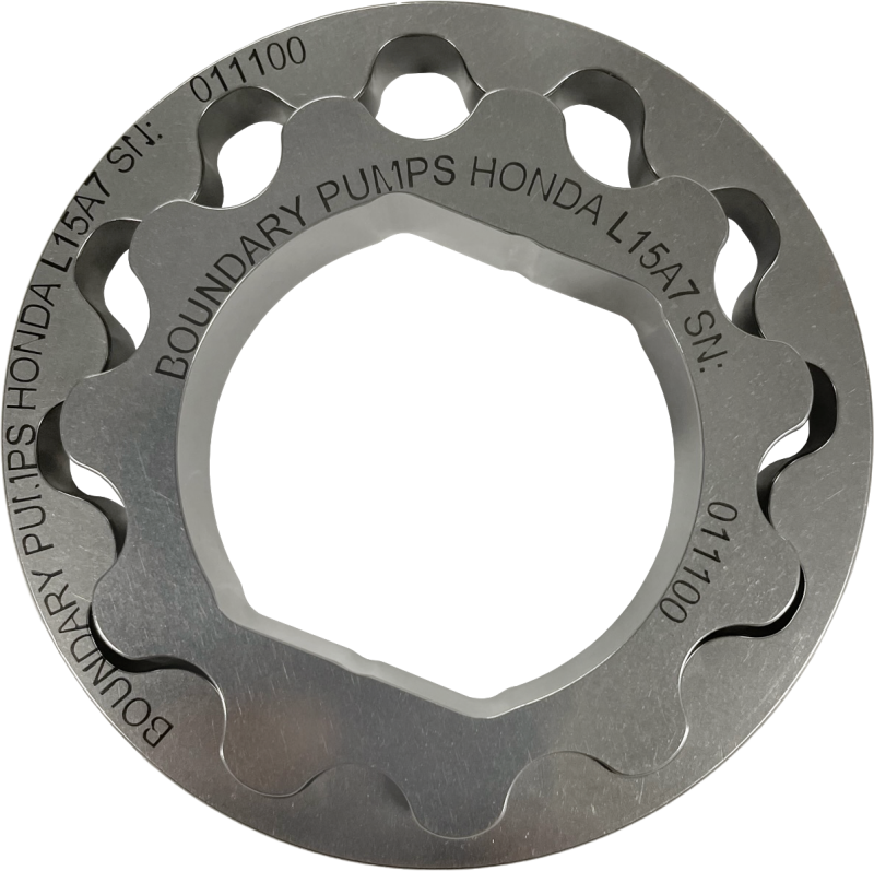 Boundary BOUL15A7-OPG-M Boundary 09-16 Honda L15 A7 Engines High Flow Billet Oil Pump MartenWear Treated Gear