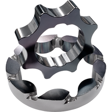 Load image into Gallery viewer, Boundary BOUCM-OPG-MUSTANG-VM Boundary 2011+ Ford Coyote Mustang/GT350 Billet Black Oil Pump Gear - Vane Ported MartenWear Treated
