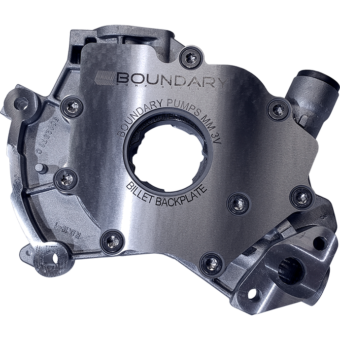Boundary BOUMM-S1-BBP Boundary 99-15 Ford Modular Motor (All Types) V8 Oil Pump Assembly w/Billet Back Plate
