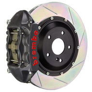 Brembo Brake Kits - Performance Slot Brembo 88-91 Testarossa Rear GTS BBK 4 Piston Cast 380x28 2pc Rotor Slotted Type-1-Black HA
