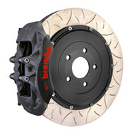 Brembo Brake Kits - Performance Slot Brembo 97-04 Corvette C5 Front Race BBK 6 Piston Forged 2pc380x35x53a 2pc Rotor T3-Black HA