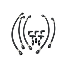 Load image into Gallery viewer, Burger Motorsports Inc Turbo Inlets &amp; Turbo Accessories Steel Braided Hard Line Upgrade Kit for KLM Big Turbos
