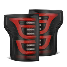 Load image into Gallery viewer, AlphaRex 15-20 Ford F-150 Luxx LED Tail Lights (Pair) Black/Red (Not For Blind Spot Sensor Models) AlphaRex
