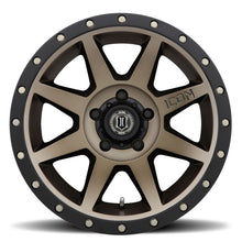 Load image into Gallery viewer, ICON Rebound 17x8.5 / 5x4.5 / 0mm / 4.75in BS Bronze Wheel
