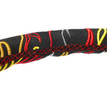 Load image into Gallery viewer, NRG Reinforced Steering Wheel R Litteral Sig 3in Deep/5mm Chrm Spk - Blk Alc w/ Red Stitch | RST-018CH-RLB
