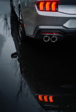 Load image into Gallery viewer, MBRP 2024+ Ford Mustang 5.0L Blk Alum. SS 3in Cat-Back Exhaust w/ Quad Blk Tips (Valve Delete) MBRP
