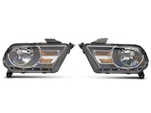 Load image into Gallery viewer, Raxiom 10-12 Ford Mustang Axial Series OEM Style Rep Headlights- Chrome Housing (Clear Lens) Headlights Raxiom
