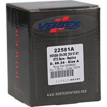 Load image into Gallery viewer, Vertex Piston 97-01 Honda CR 250 R 250cc Cast Replica Piston Kit Uncategorized Vertex Pistons   
