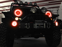 Load image into Gallery viewer, Oracle 07-17 Jeep Wrangler Surface Mount LED Headlight Halo Kit - Amber
