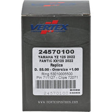 Load image into Gallery viewer, Vertex Pistons Uncategorized Vertex Piston 2023 Fantic Motor XE 125 125cc +1.00mm Oversized Cast Replica Piston Kit
