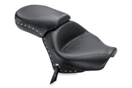 Mustang 07-15 Honda VT750C2 Spirit,10-20 Phantom Wide Touring 2PC Seat w/Studs - Black Misc Powersports Mustang Motorcycle   