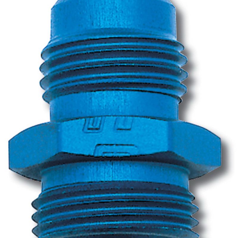 Russell Performance -6 AN Carb Adapter Fitting Blue Russell