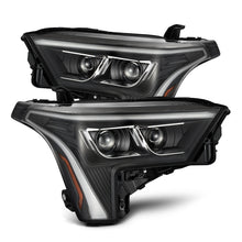 Load image into Gallery viewer, AlphaRex 22-23 Toyota Tundra LUXX-Series Headlights Black w/Amber DRL - Req 810029 OR 810030 AlphaRex
