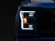 Load image into Gallery viewer, Raxiom 15-17 Ford F-150 Projector Headlights with LED Accent- Chrome Housing- Clear Lens | T542858

