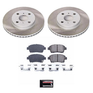 Power Stop 04-06 Scion xB Front Semi-Coated Rotor Kit Brake Kits - Performance Blank PowerStop   