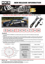 Load image into Gallery viewer, HKS HIPERMAX S VBH FULL CANCELLERKIT F PILLOW | 80300-AF010CP
