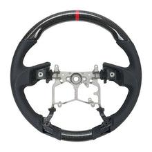Load image into Gallery viewer, NRG 12-23 Toyota Tacoma OEM Plus Carbon Fiber Steering Wheel w/ Black Stitch &amp; Red Center Mark | RST-TA3-CBK
