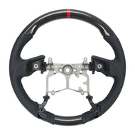 NRG 12-23 Toyota Tacoma OEM Plus Carbon Fiber Steering Wheel w/ Black Stitch & Red Center Mark | RST-TA3-CBK