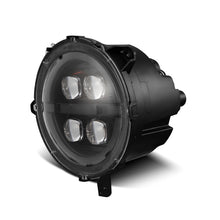 Load image into Gallery viewer, AlphaRex 18-23 Jeep Wrangler JL/Gladiator JT LED Proj Headlights Alpha-Blk w/ Activ Light/Seq Signal AlphaRex
