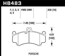 Load image into Gallery viewer, Hawk Porsche GT3 DTC-60 Street Front Brake Pads Brake Pads - Racing Hawk Performance   

