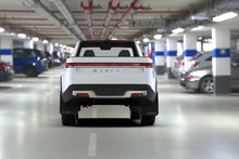 Load image into Gallery viewer, Rally Armor 22-24 Rivian R1T Black UR Mud Flap w/White Logo Mud Flaps Rally Armor   
