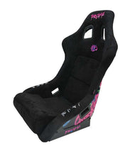Load image into Gallery viewer, NRG FRP Bucket Seat (Large) Black Alcantara w/ Dragon Livery
