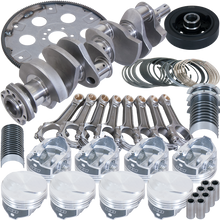 Load image into Gallery viewer, Eagle Chevy 454 4.250in Crank 6.385in I-Beam Rods 17cc Dome 4.320in Pistons Balanced Assembly Eagle
